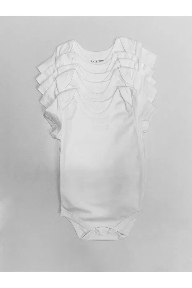 Детское боди для новорожденных хлопковое Basics Warba, White