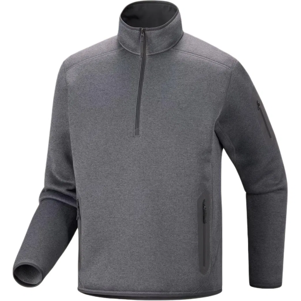 Мужская флисовая кофта с воротником-стойкой Covert Arcteryx, Void Gray/Void Heather