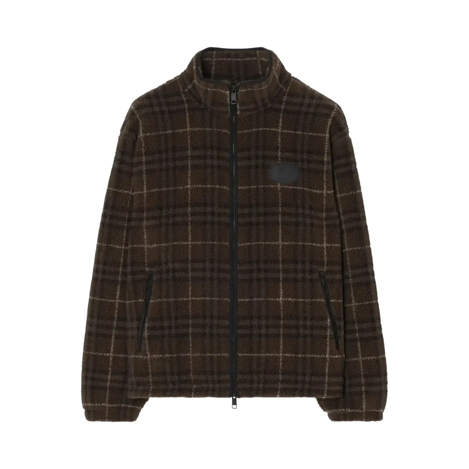 Куртка с принтом Fairfax Chk Nq Burberry, Sepia Brown