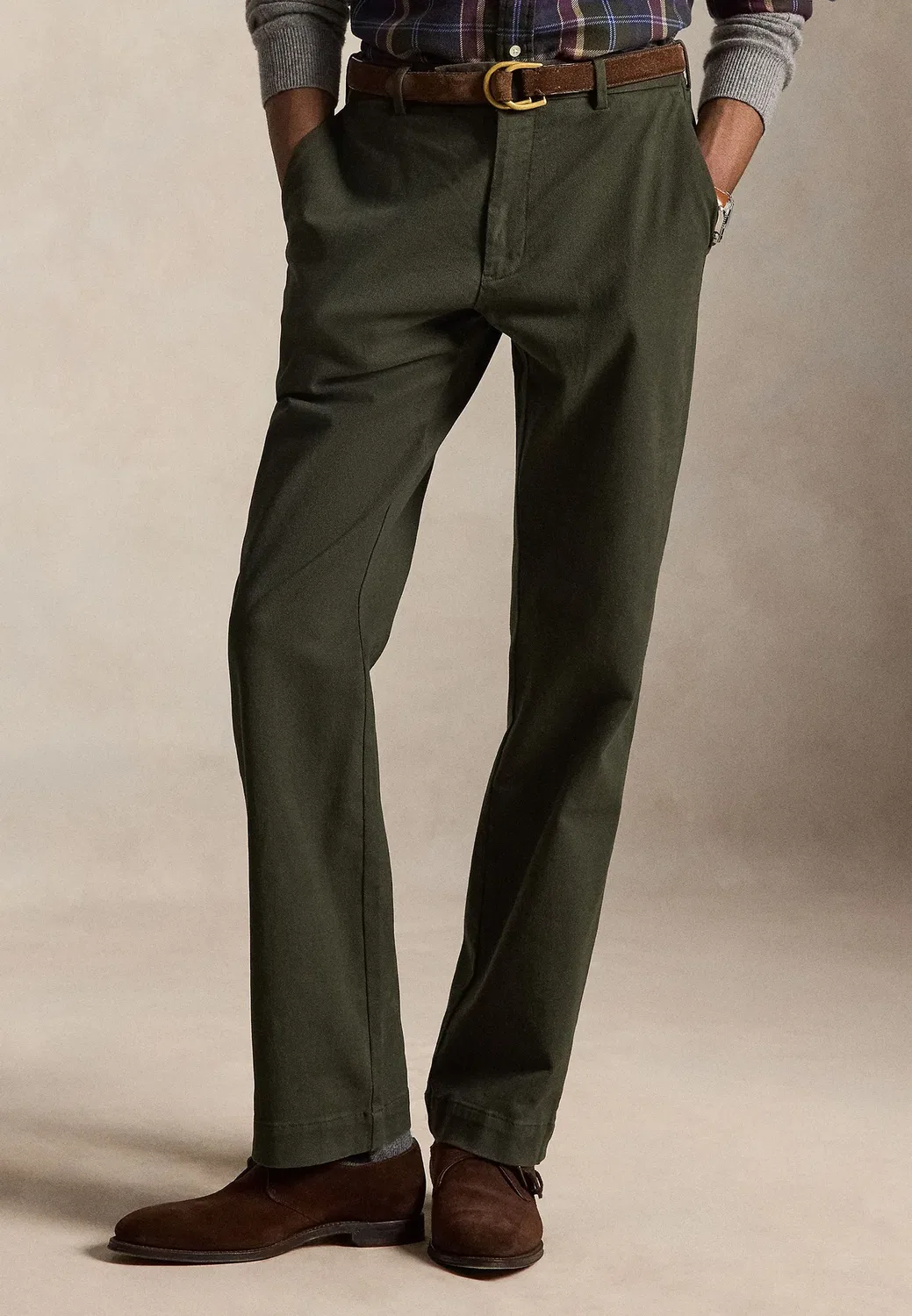 Классические эластичные брюки-чиносы Jarrett - чиносы Polo Ralph Lauren, Estate Olive