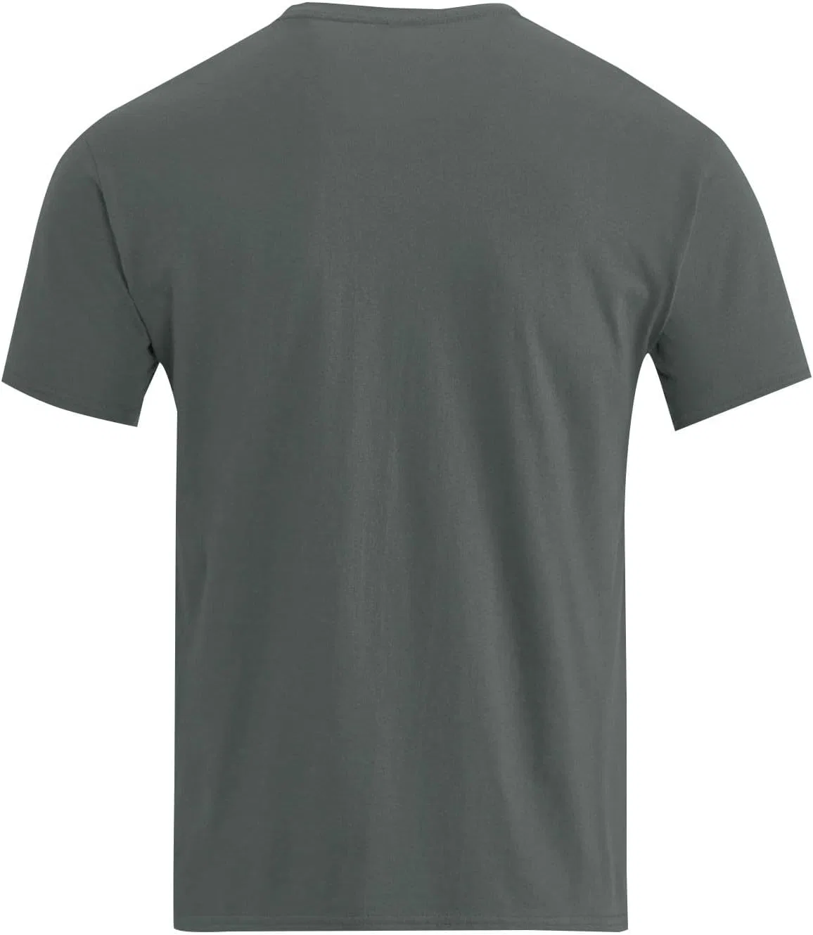 Мужская футболка с круглым вырезом, Lightweight Breathable Moisture Wicking, Dark Gray — фото 4