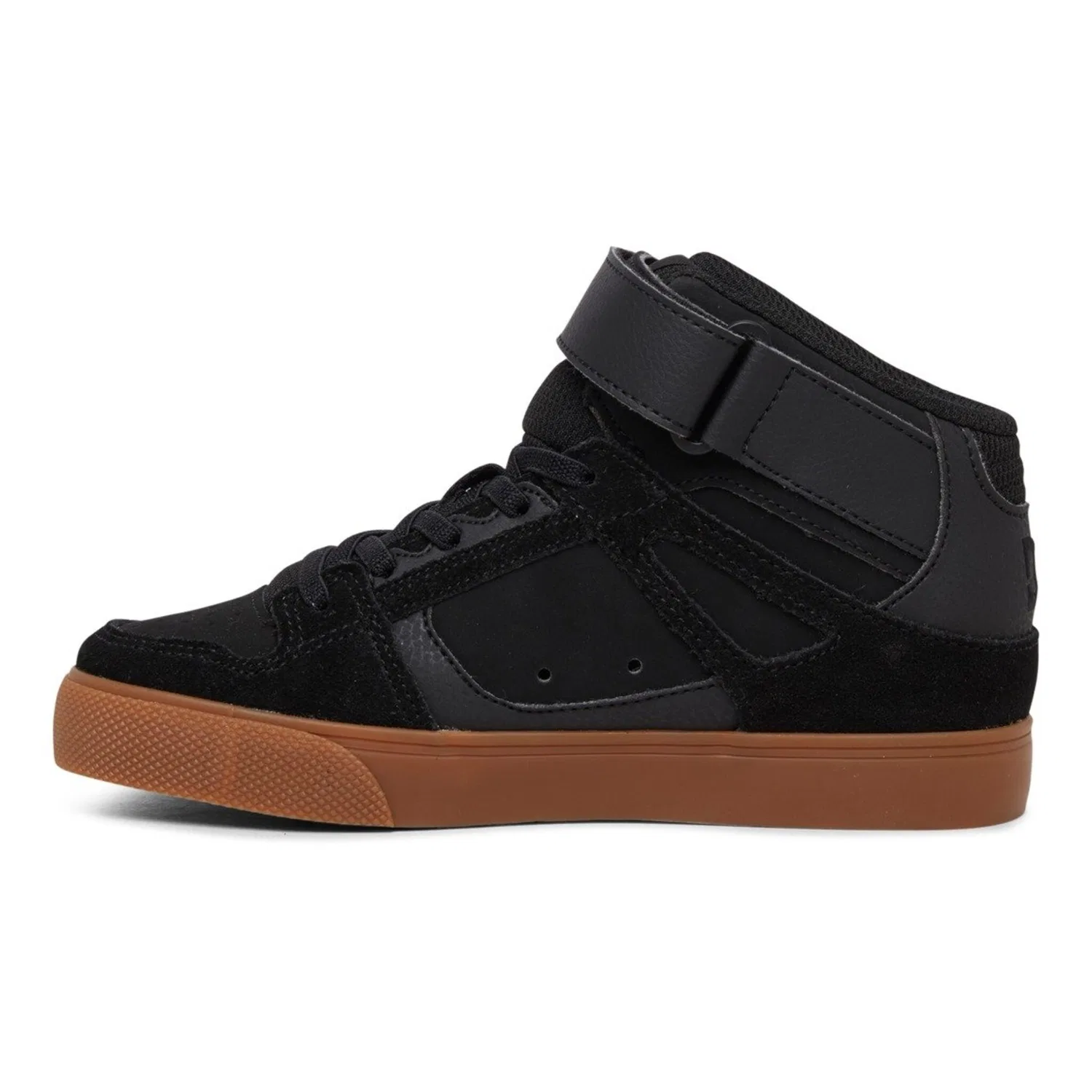 Детские кроссовки высокие DC Shoes, Black/Gum — фото 3