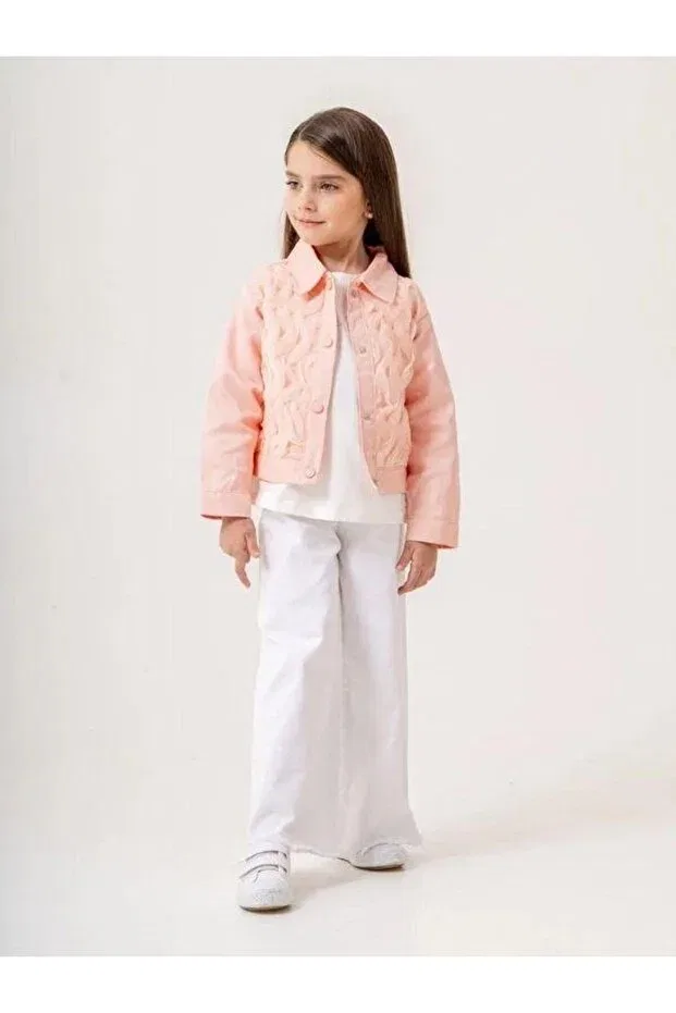 Детская куртка для девочек хлопковая Zekids, Somon — фото 3
