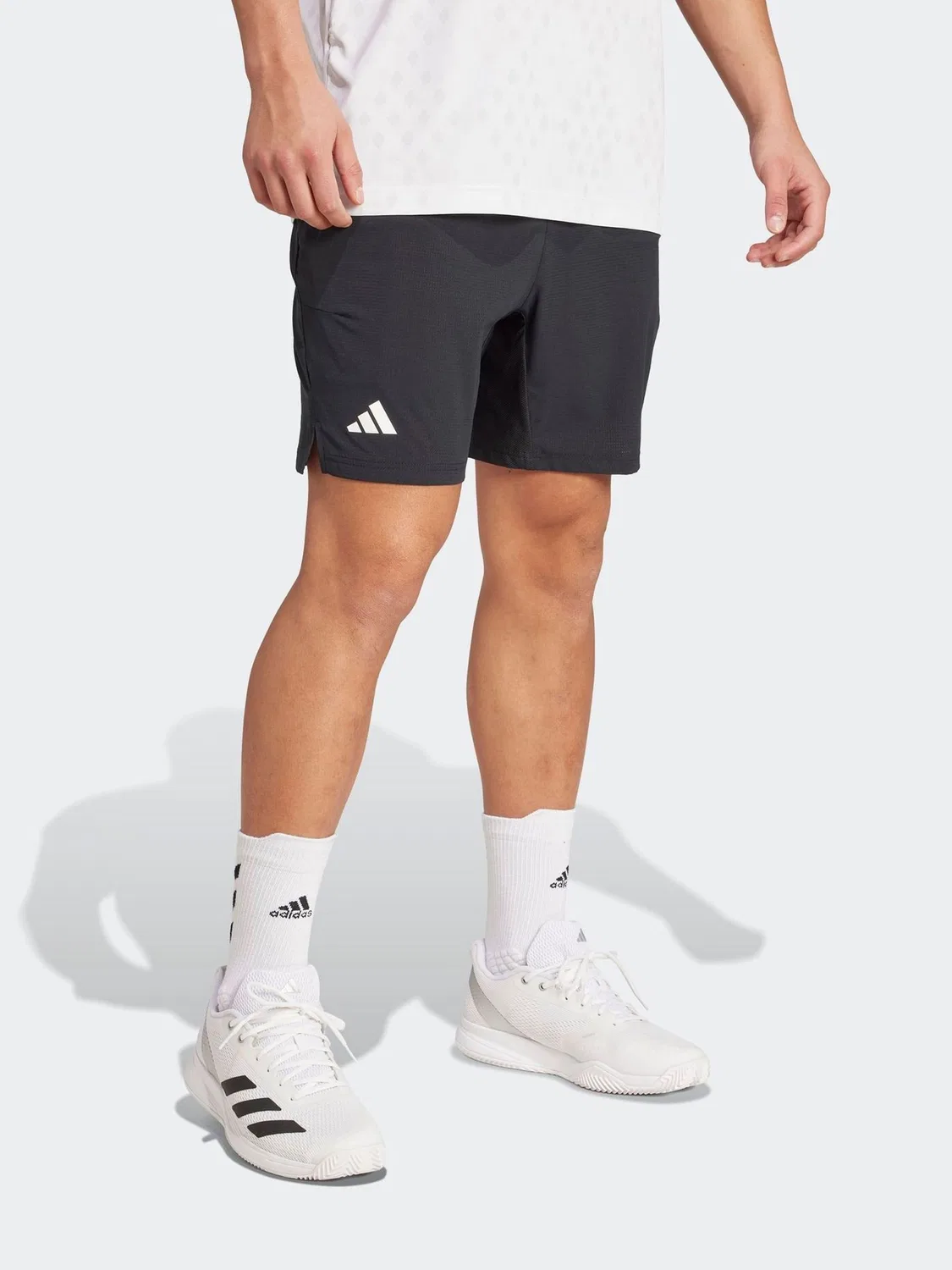 Шорты теннисные Climacool Ergo 7 Inch adidas, черный — фото 3