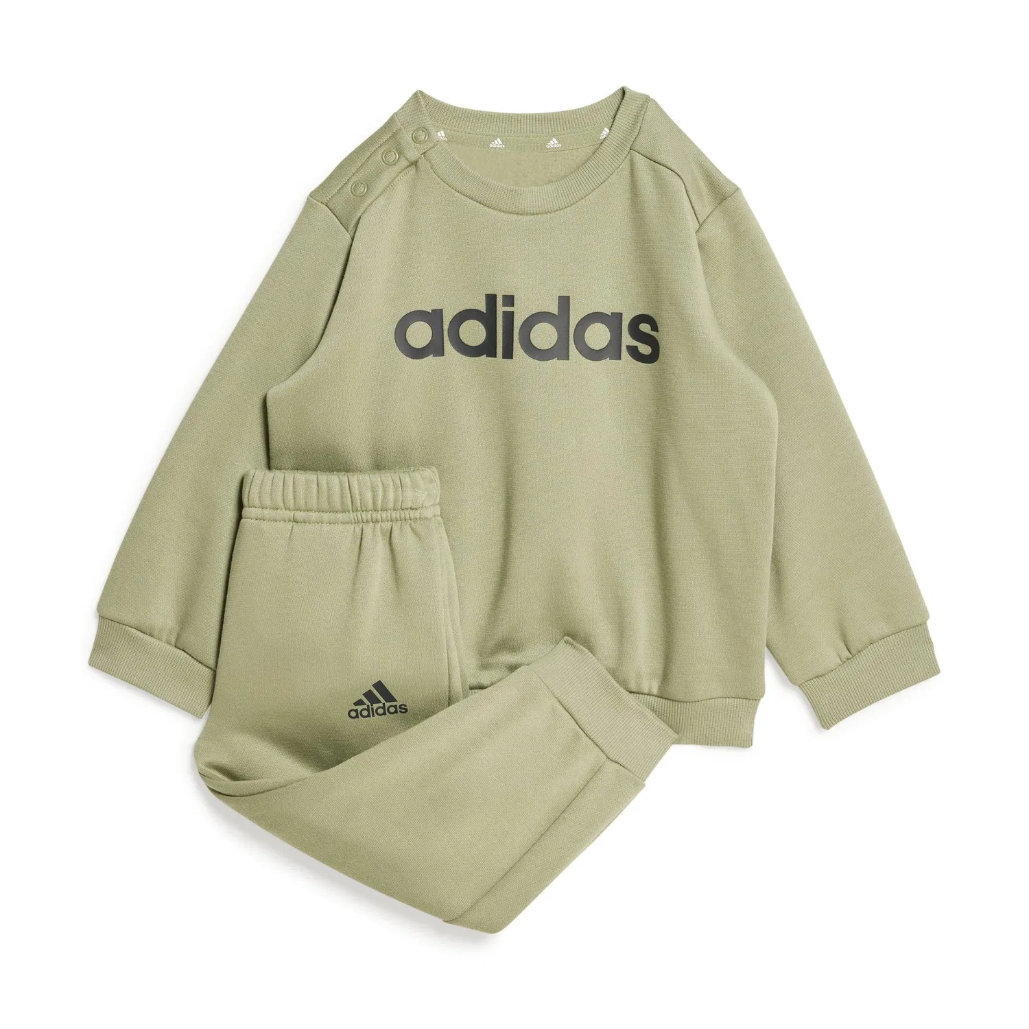 Детский спортивный костюм из хлопка Essential Lineage adidas, Grun