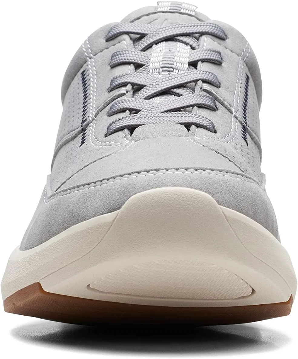 Мужские кроссовки Clarks Lehman Mix, Grey Textile — фото 2