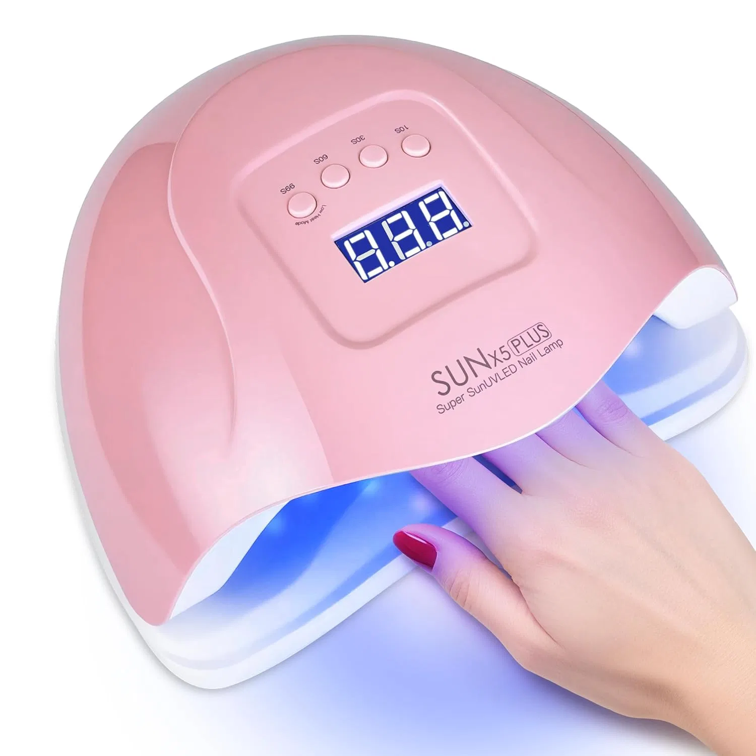 УФ/LED-лампа для ногтей 80 Вт с сенсором и таймером Elalove
