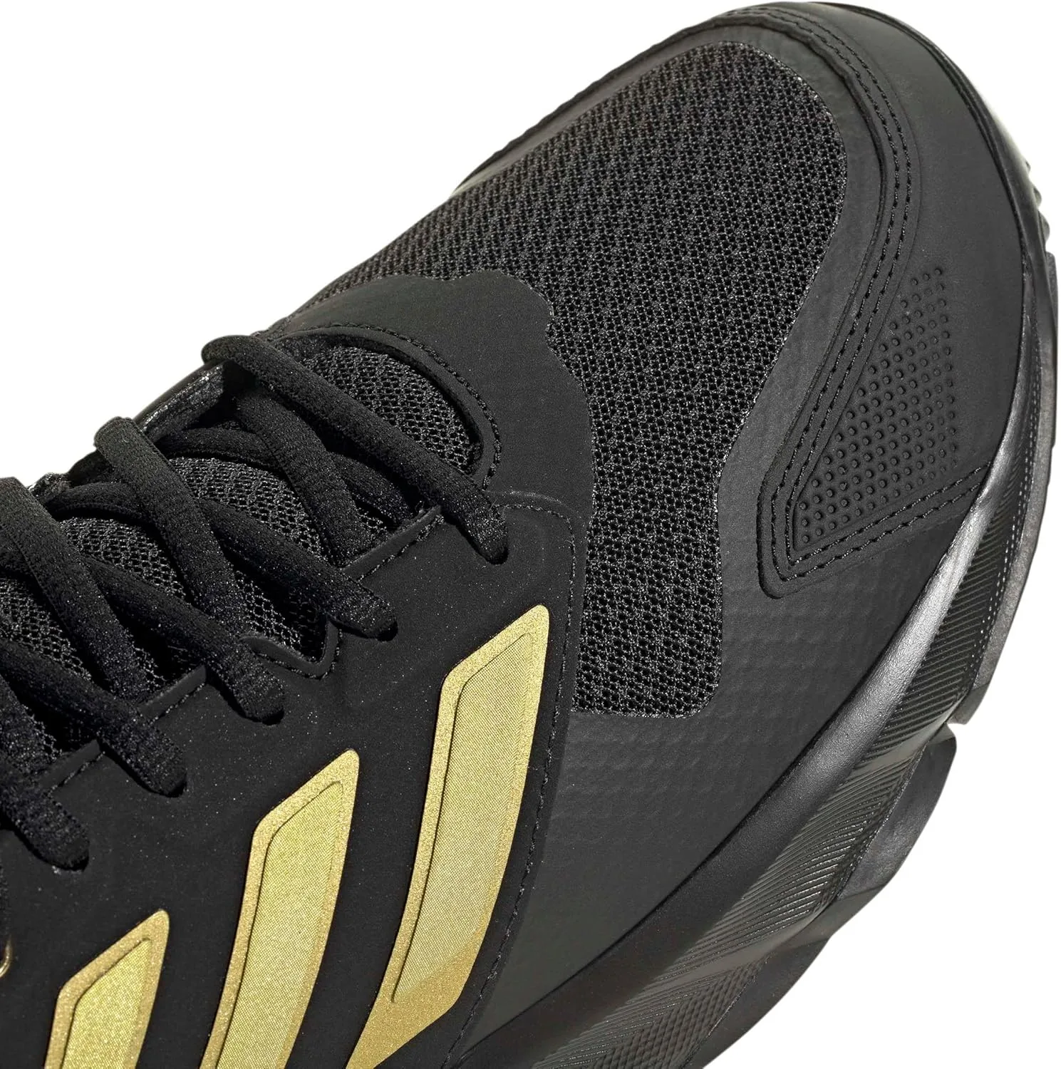 Мужские теннисные кроссовки Courtjam Control 3 adidas, черный — фото 4