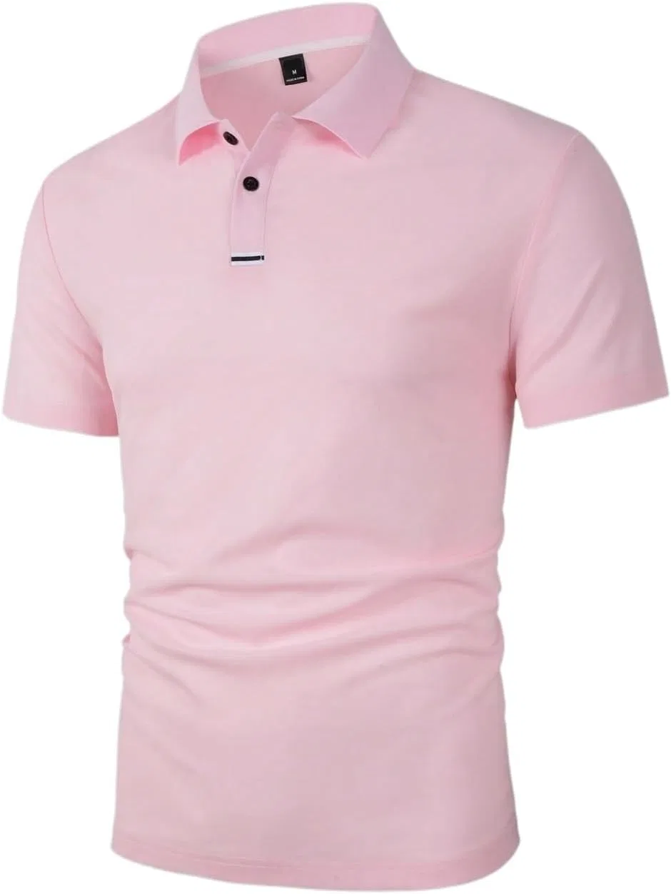 Мужская повседневная футболка с коротким рукавом, Pink