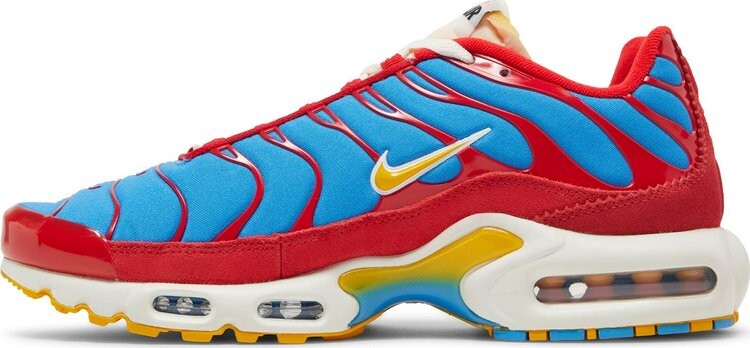 Кроссовки Nike Air Max Plus SE 'Running Club - University Red Light Photo Blue', красный — фото 4