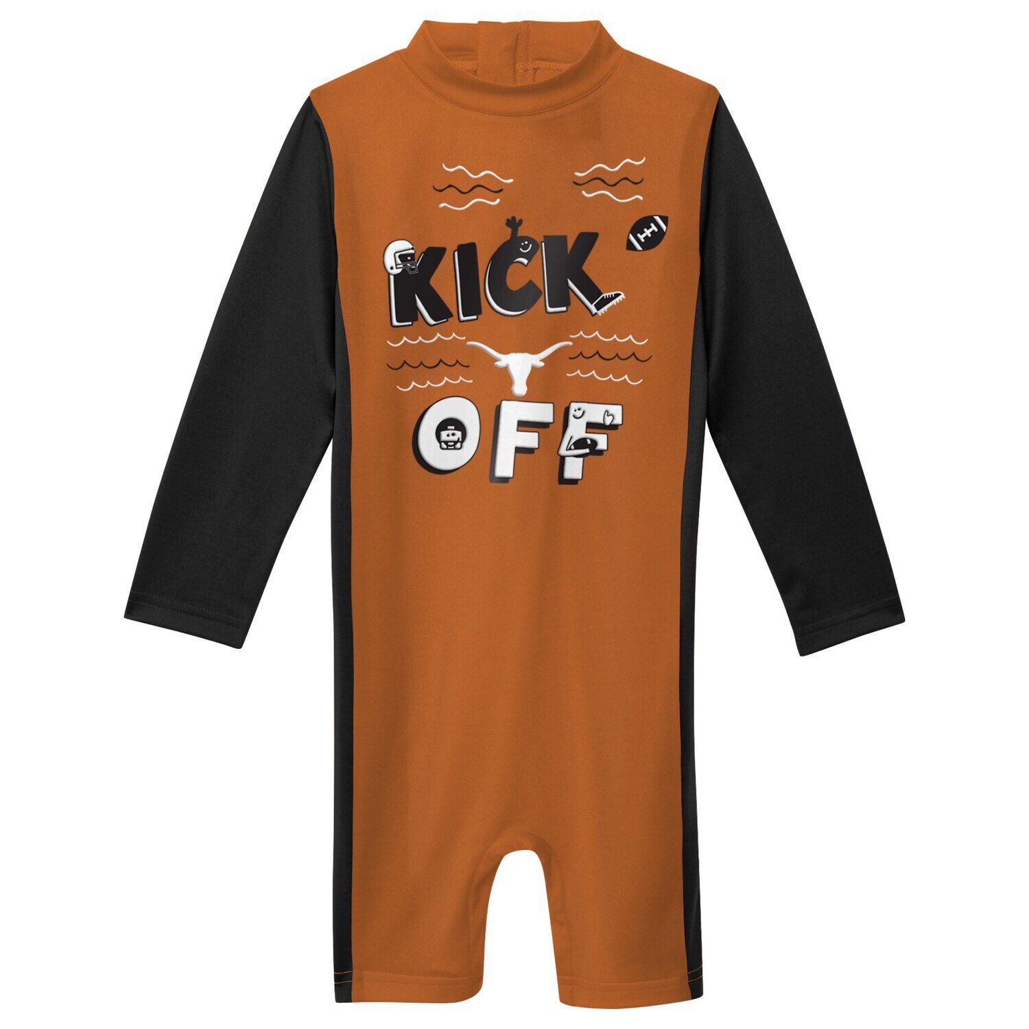 

Гидрокостюм Texas Longhorns Outerstuff, коричневый/черный