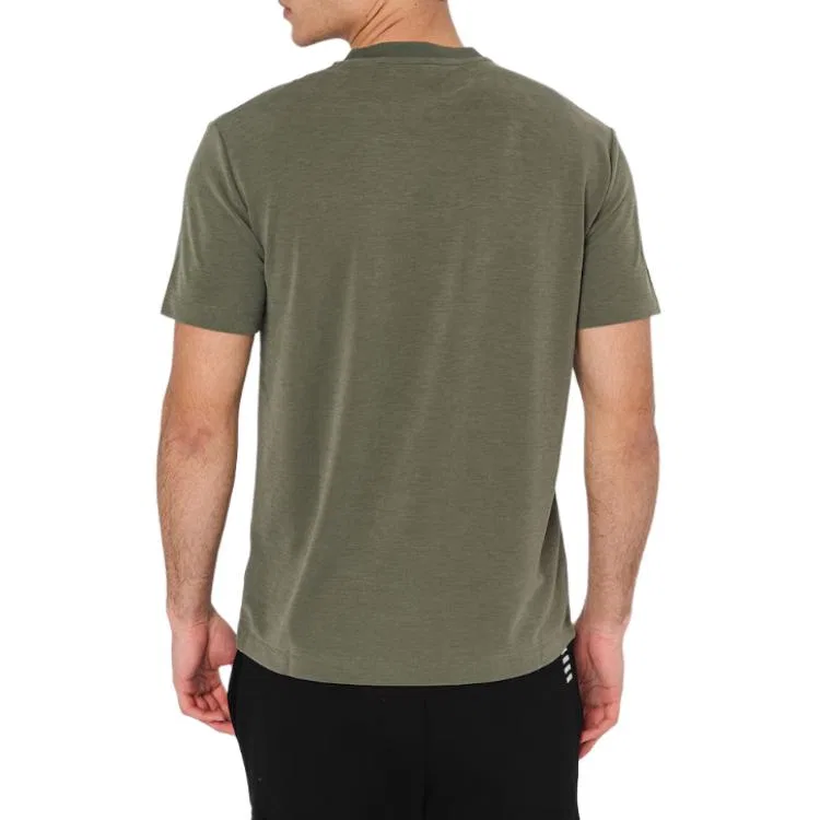 Мужская футболка EMPORIO ARMANI, Khaki — фото 4