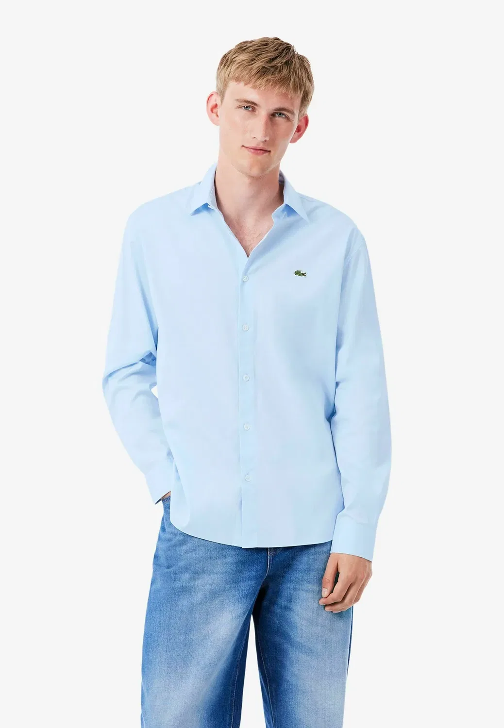 Рубашка Lacoste, Bleu Dragée-T