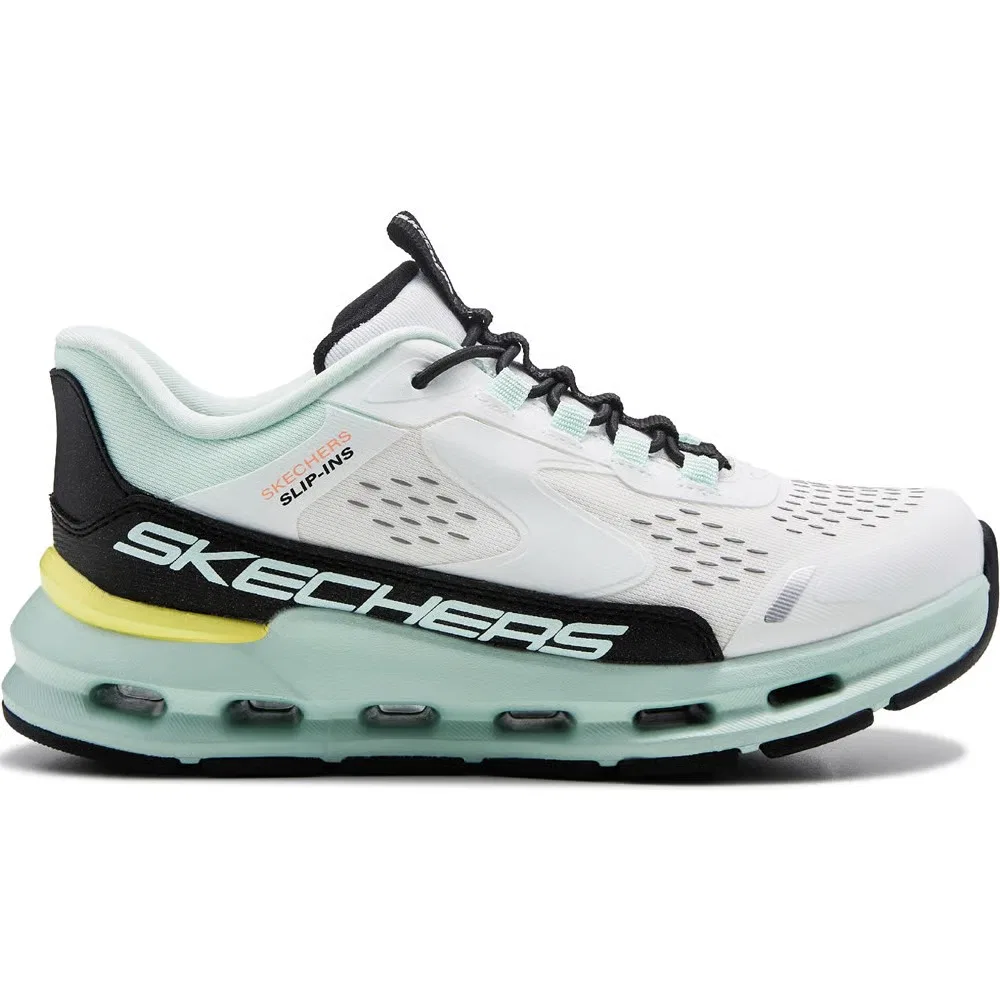 Детские кроссовки Glide Step Skechers, White/Light Blue — фото 2