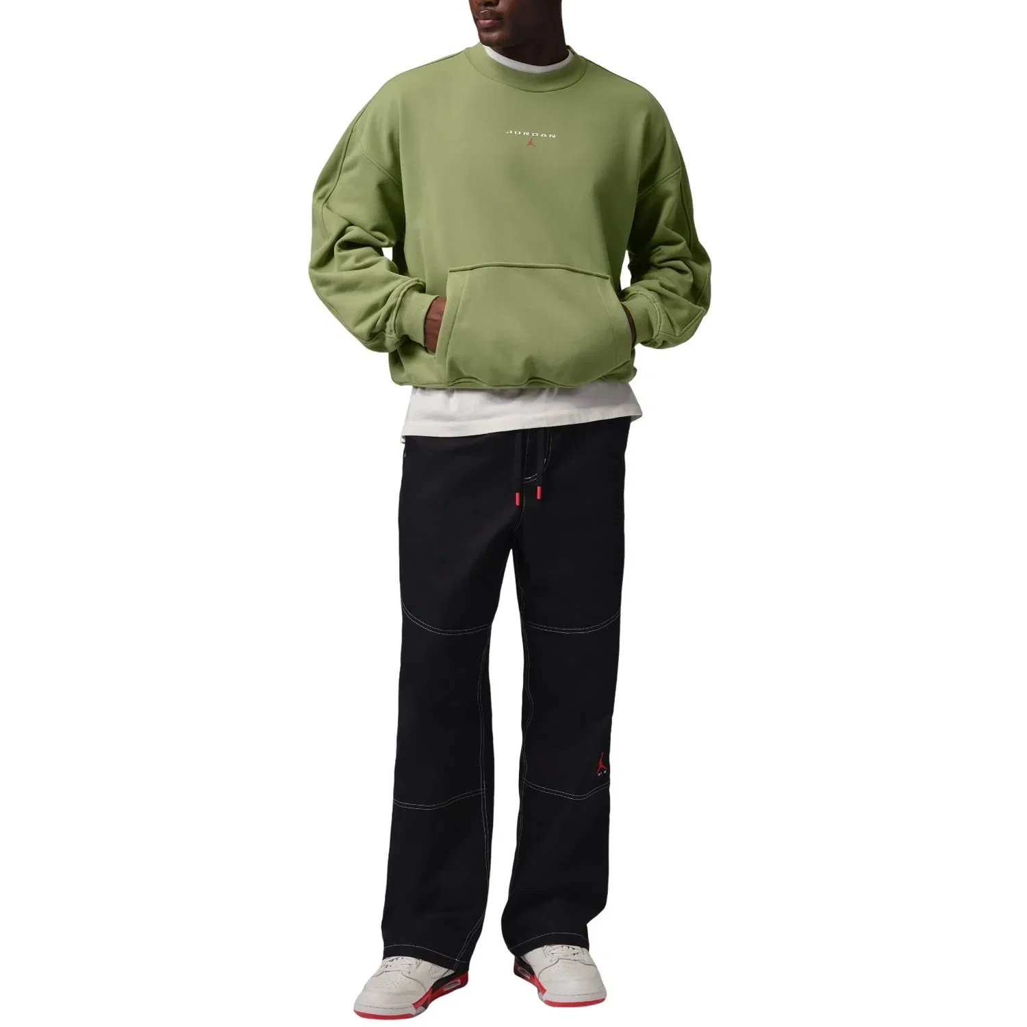 Мужская футболка Flight Fleece Sweatshirt 'Alligator' Jordan, Alligator — фото 3