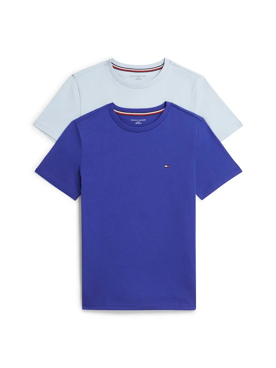 Футболка Tommy Hilfiger Underwear Regular Shirt синего и пастельно-голубого цвета
