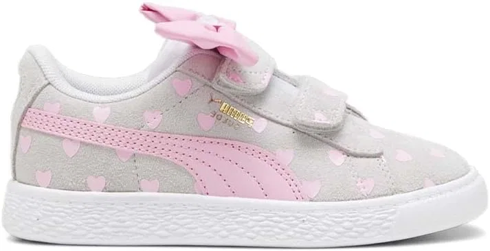 Детские кроссовки для девочек Suede Classic Light Flex Re-Bow V PUMA, Grey