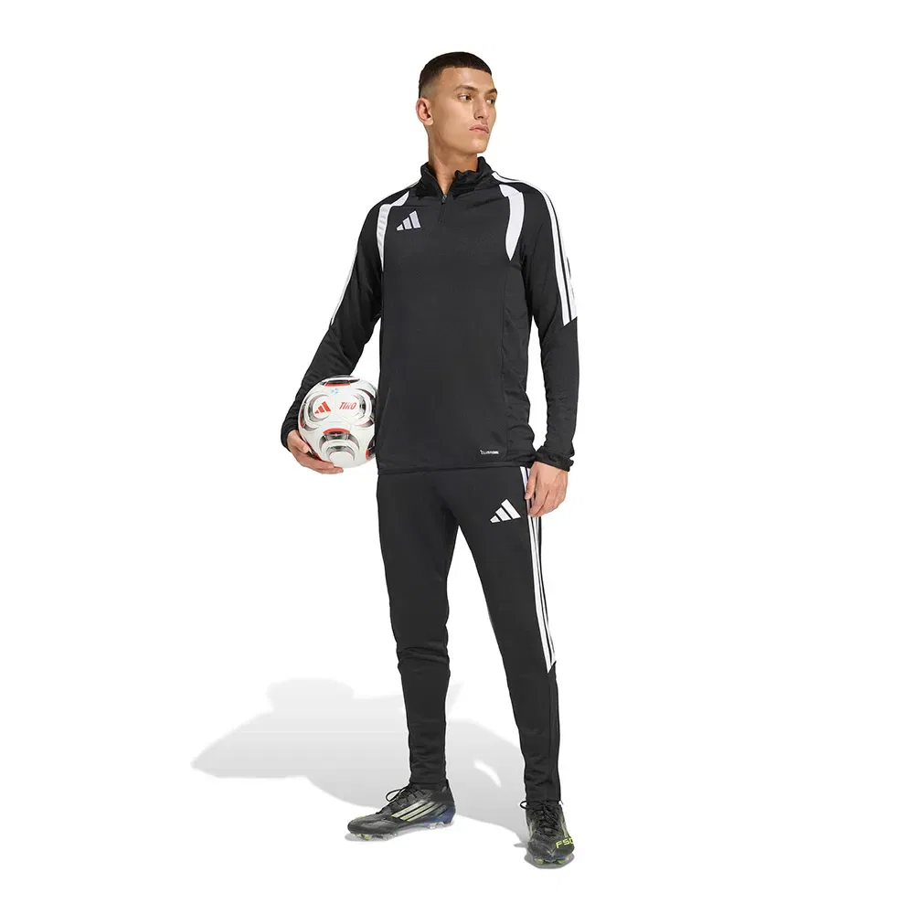 Мужские тренировочные брюки с зауженным кроем Adidas Tiro 26 League, Black — фото 4