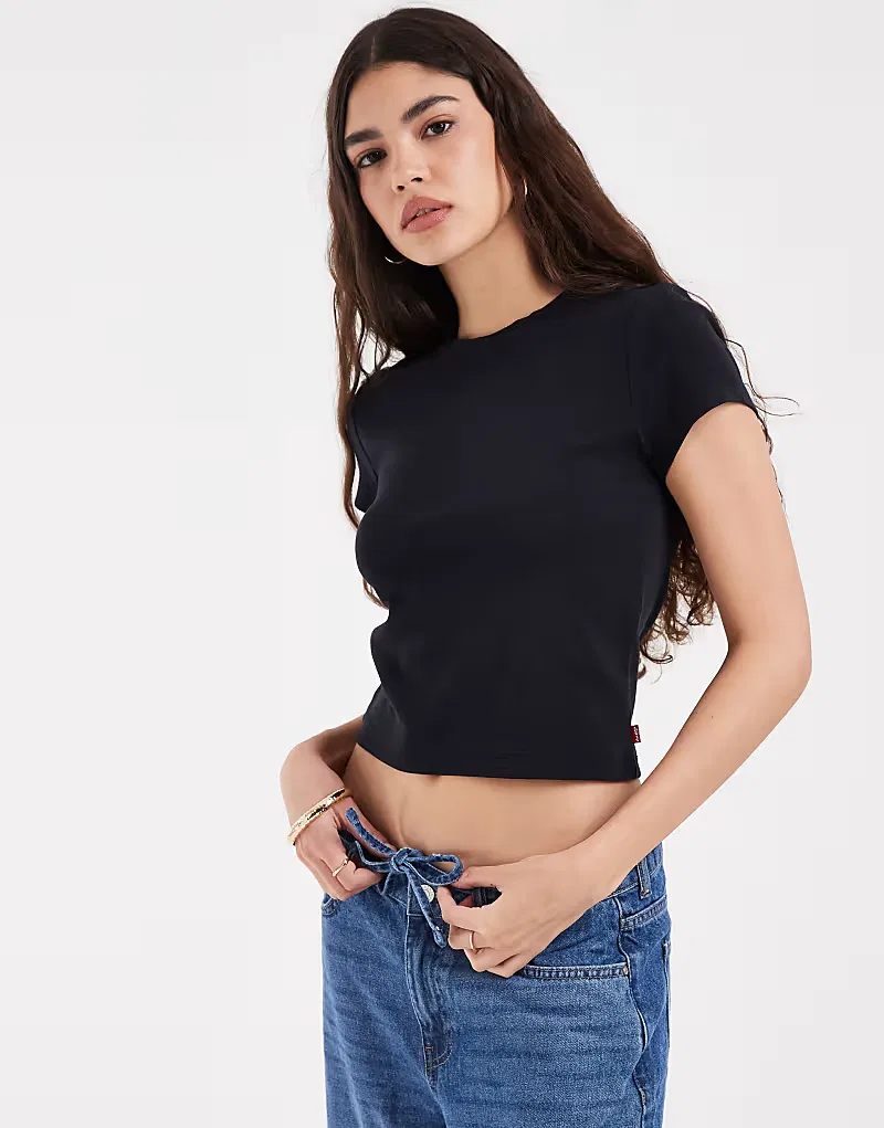 Базовая детская футболка Levi's, черный
