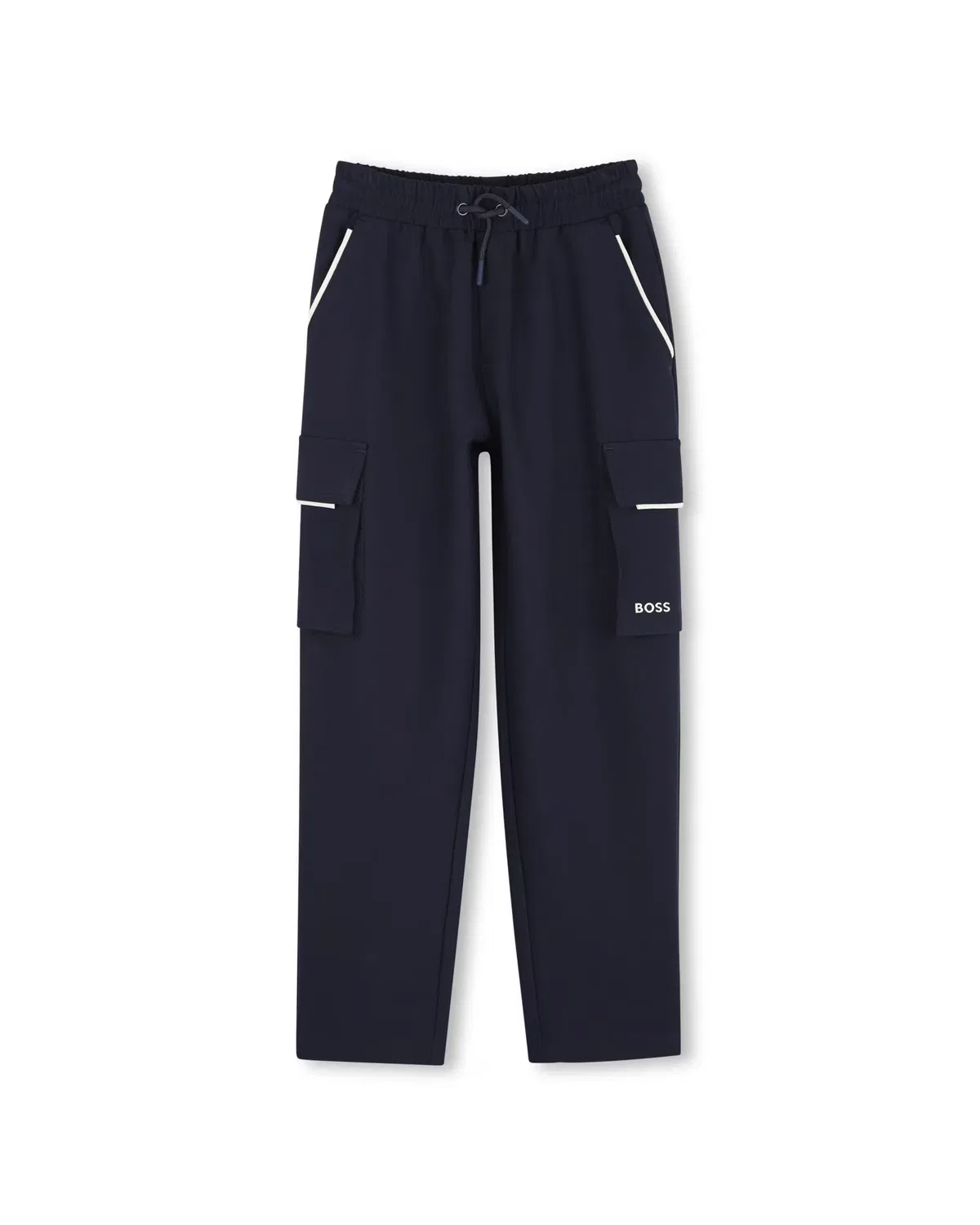 Детские чиносы для мальчиков свободного кроя BOSS Kidswear, Azul Marino