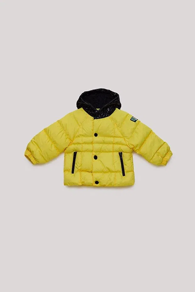 Детское пальто для девочек с капюшоном Gb Baby, Yellow