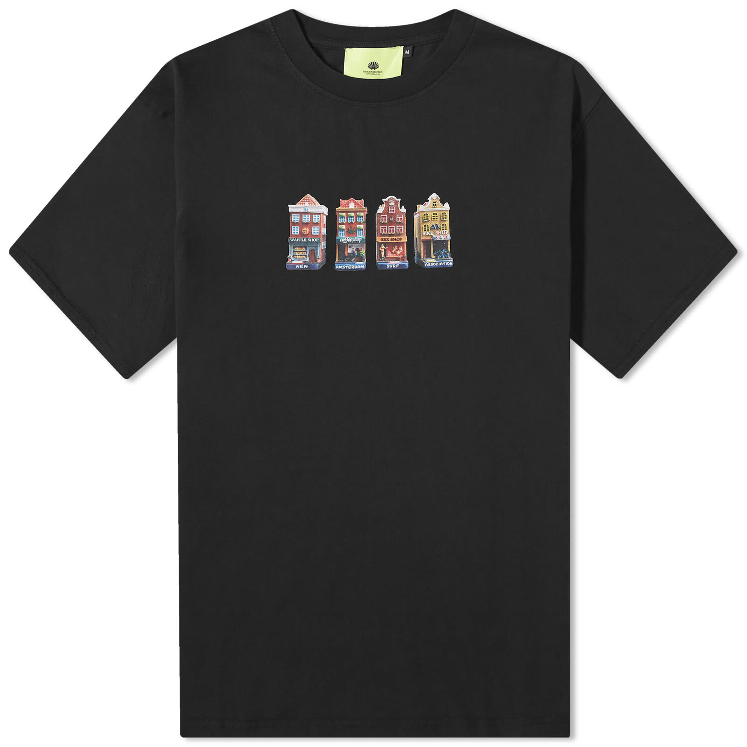 

Футболка New Amsterdam Surf Association Souvenir, черный