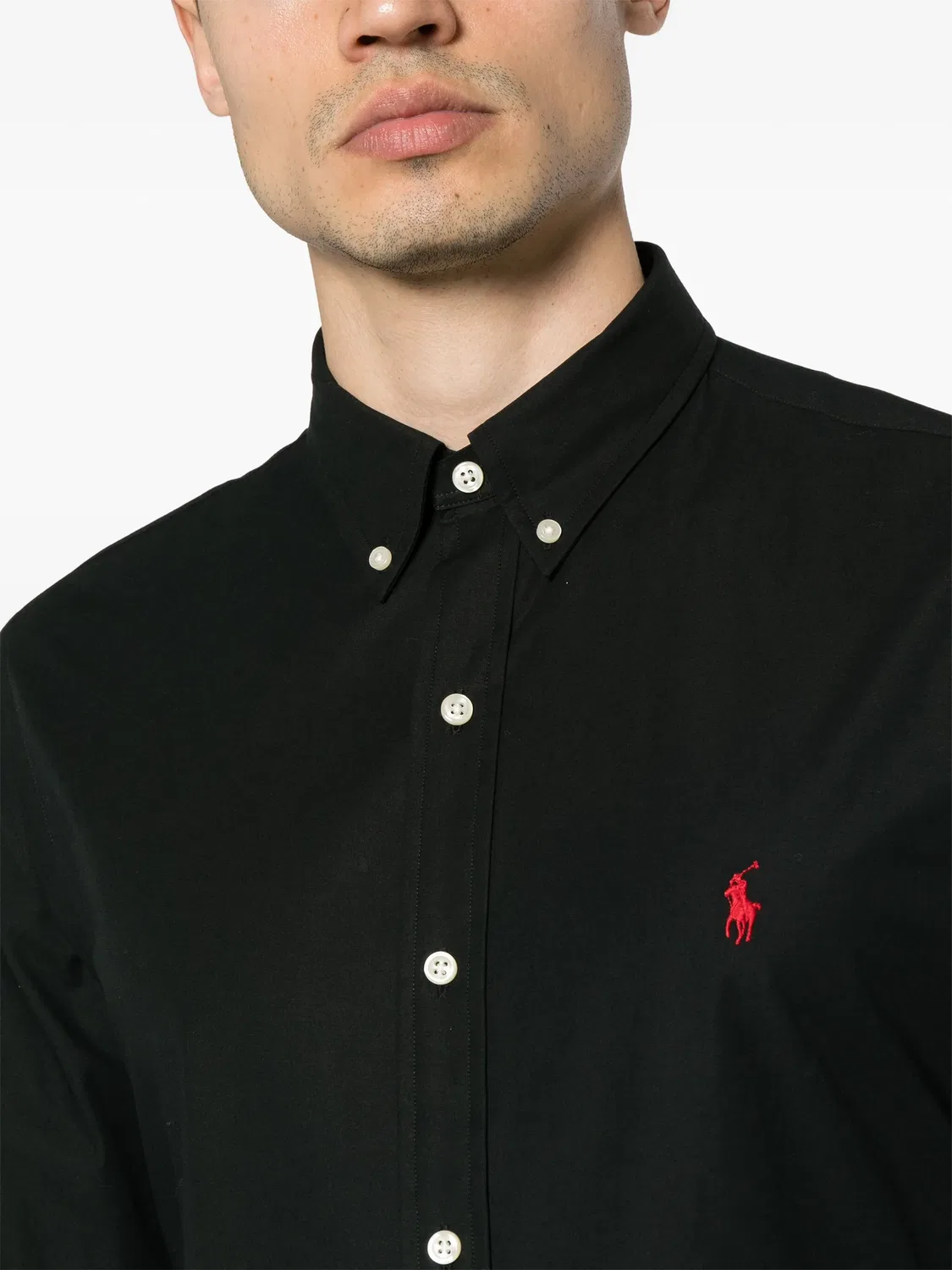 Рубашка Polo Pony из хлопка Polo Ralph Lauren, черный — фото 3
