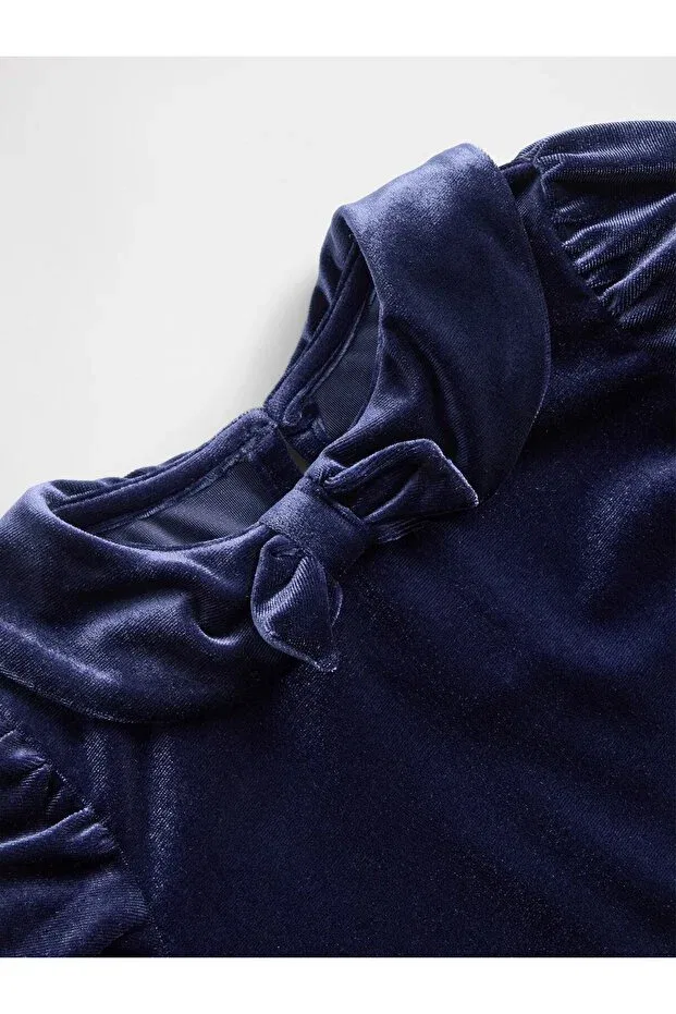 Детская юбка для девочек из вельвета Gap, Navy Blue-000 — фото 2