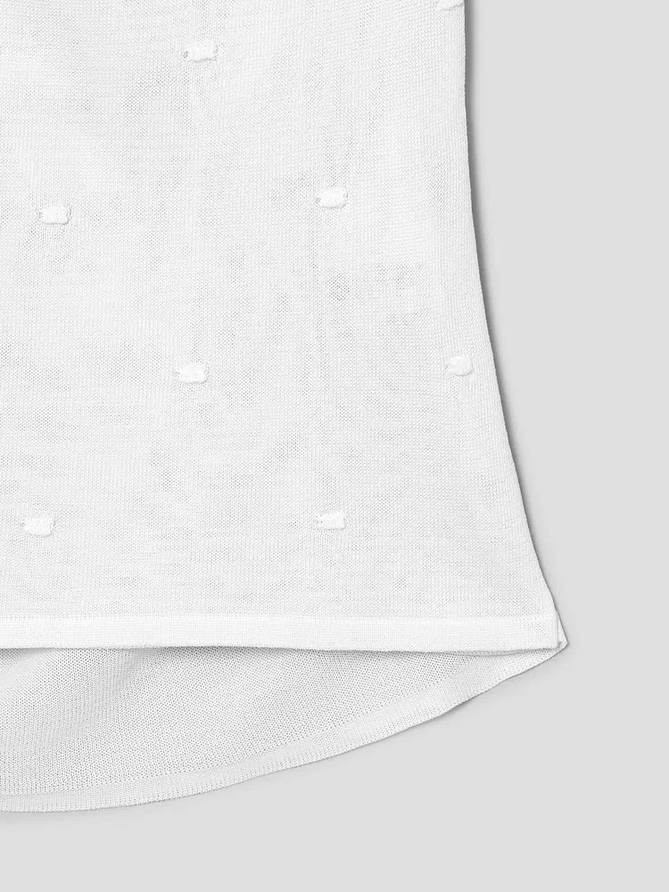 Топ-майка из хлопка, La Maille Plumetis JACQUEMUS, Off-White — фото 4