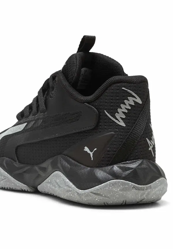Кроссовки баскетбольные Dagger 2 Mid Puma Cool/Mid Gray, черный/серый — фото 4