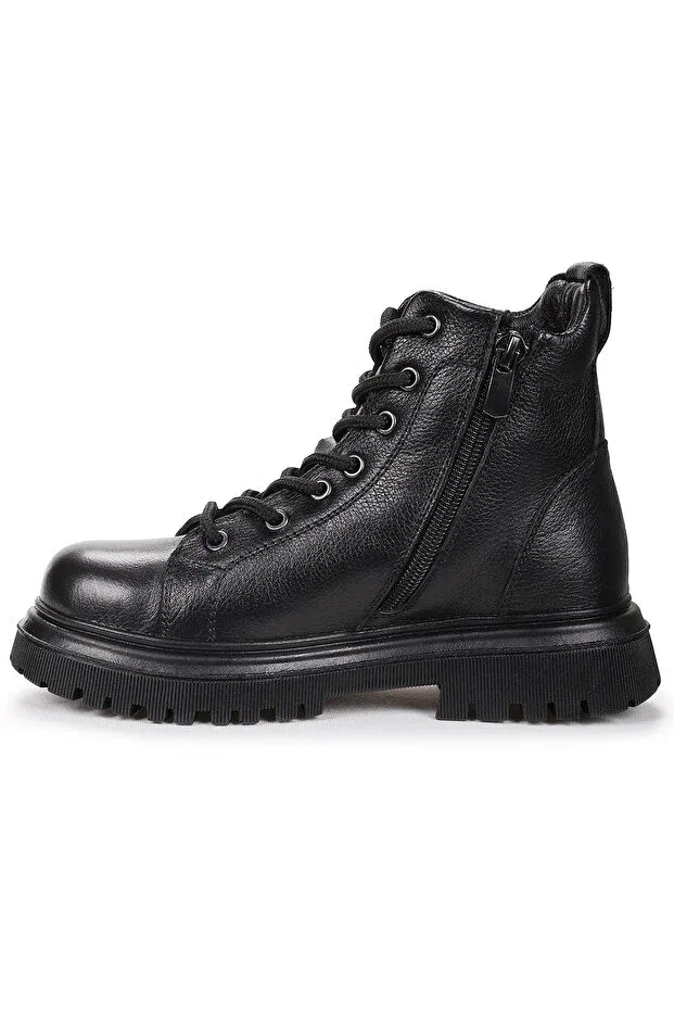 Детские ботинки для девочек на плоском ходу Rita Kiko Kids, Black — фото 4