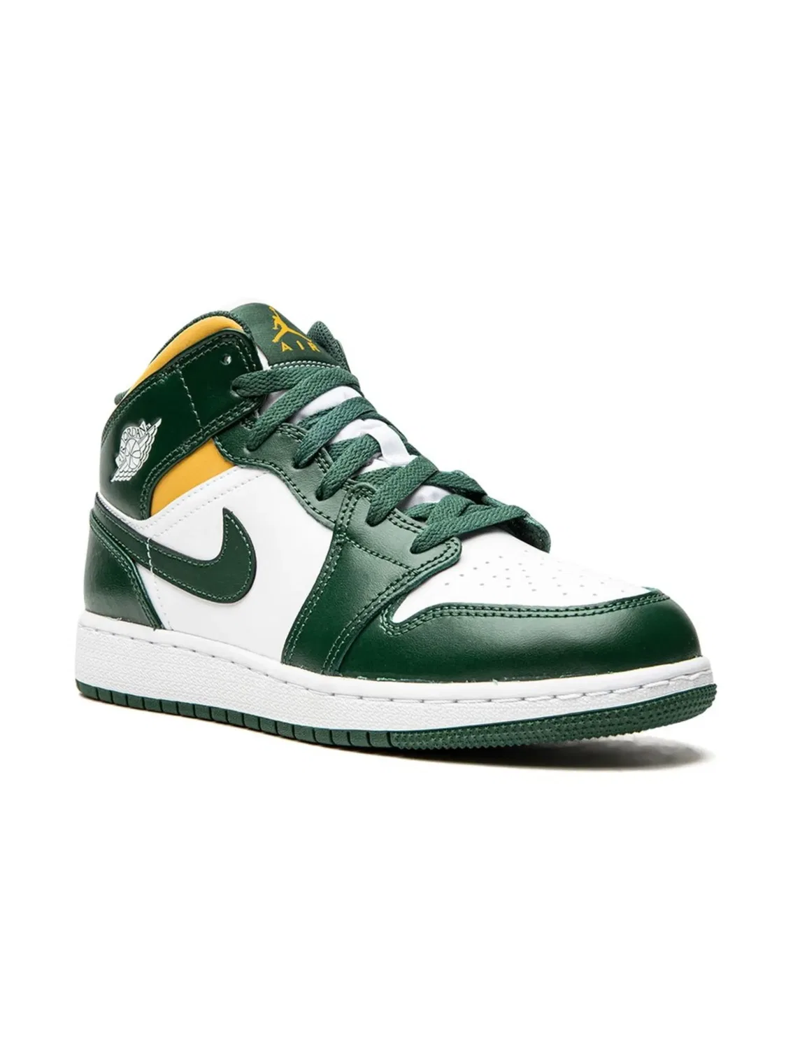 Кроссовки Air Jordan 1 Mid Sonics, зеленый
