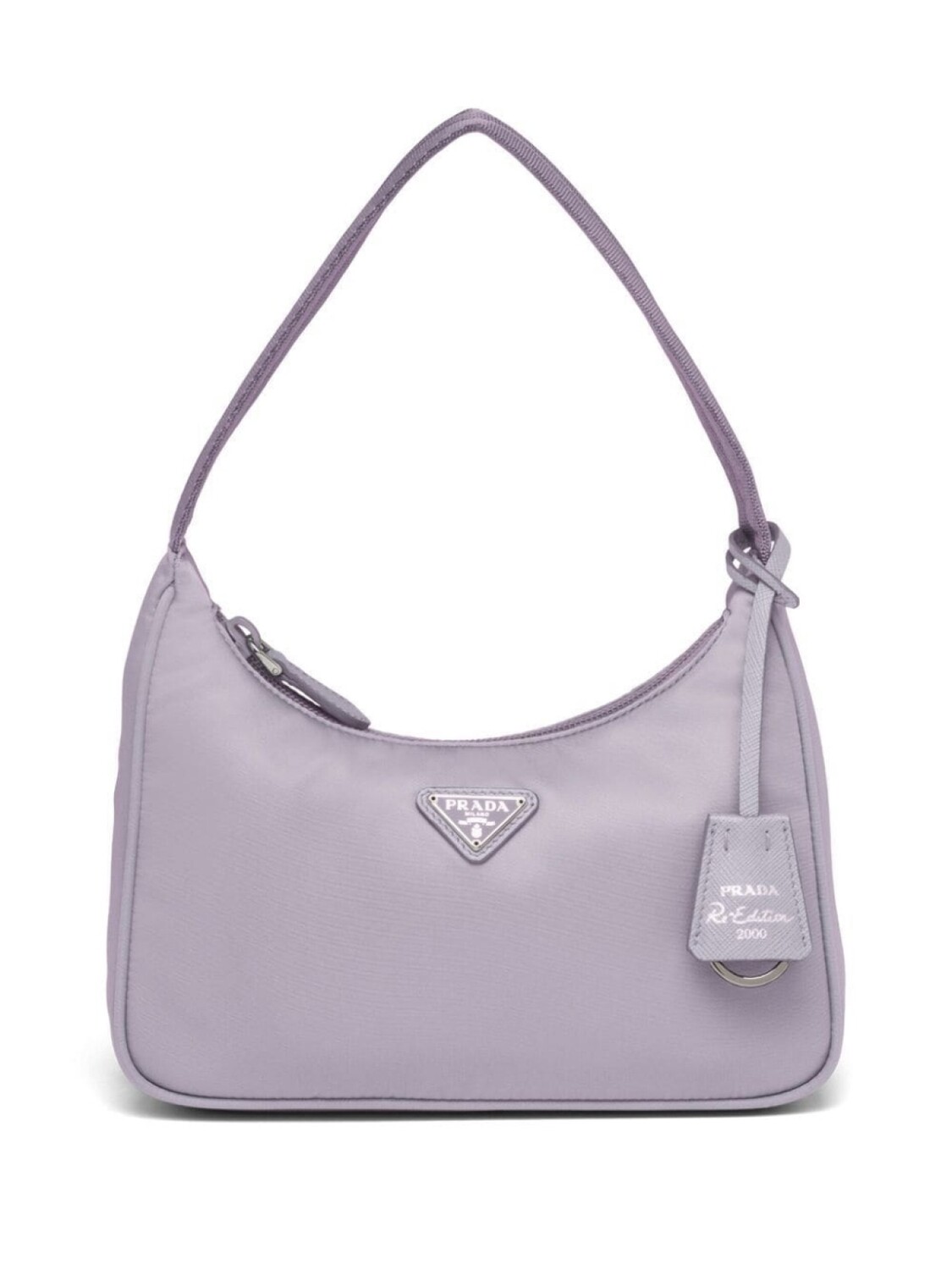 

Мини-сумка Prada с логотипом, фиолетовый