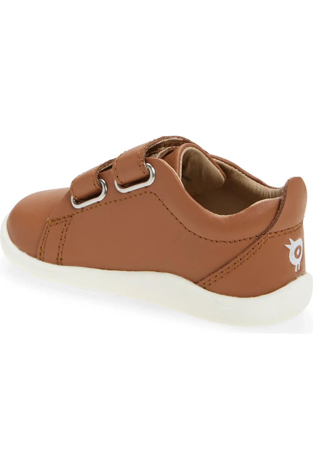 Детские кроссовки дышащие из металлизированной кожи Old Soles, Tan — фото 2