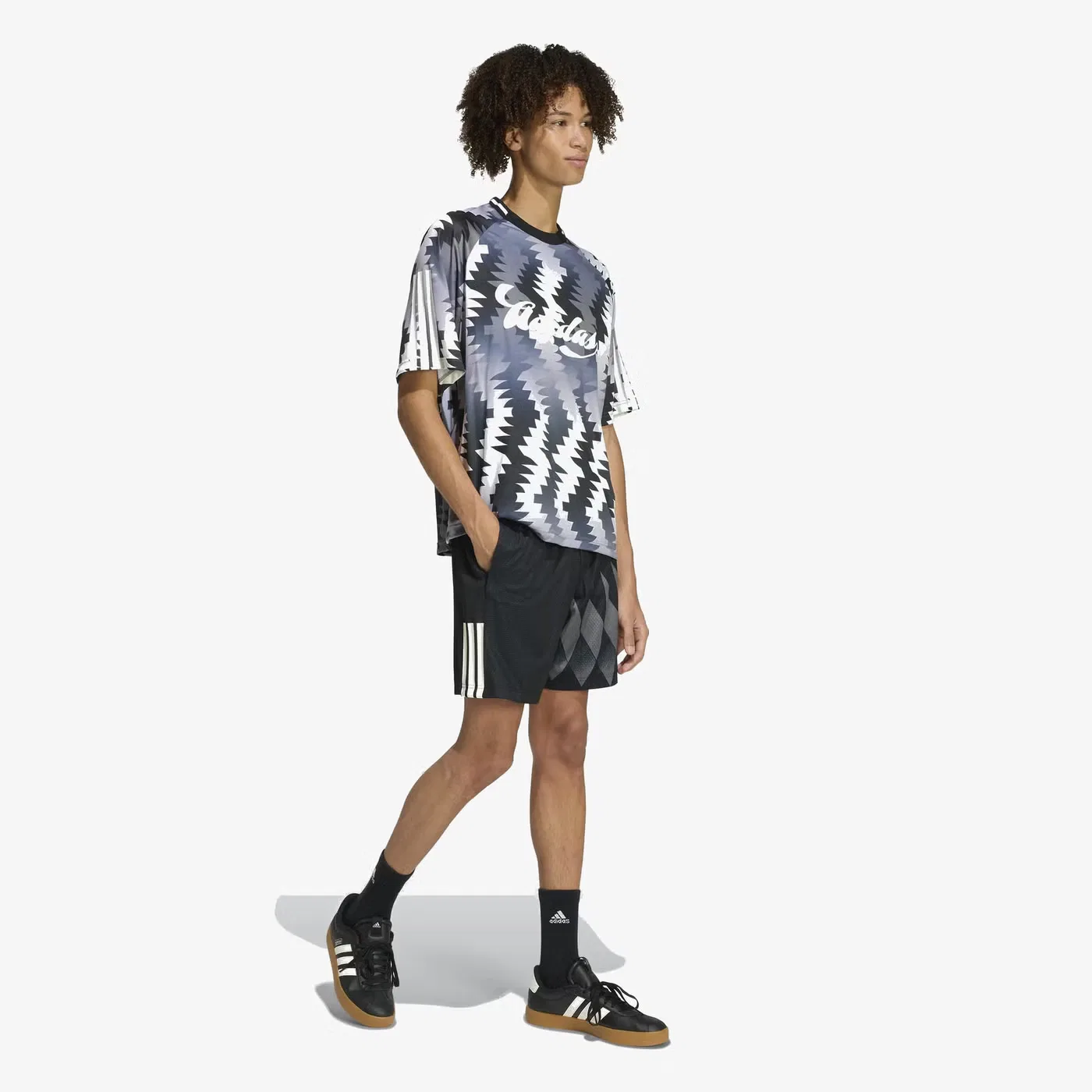 Шорты с логотипом House of Tiro X Common Goal Pique Adidas, черный — фото 4