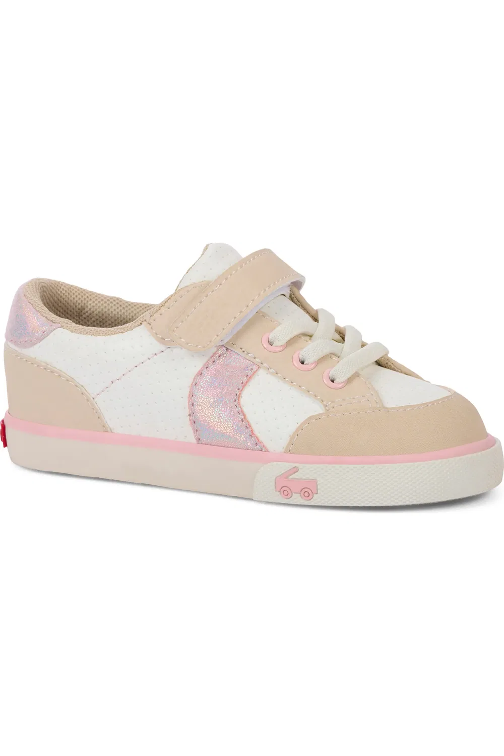 Кроссовки детские с липучкой Connor See Kai Run, White/Oatmeal