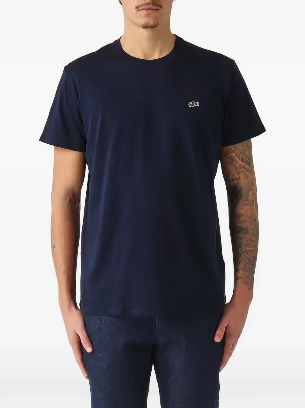 Футболка с нашивкой-логотипом Lacoste, синий
