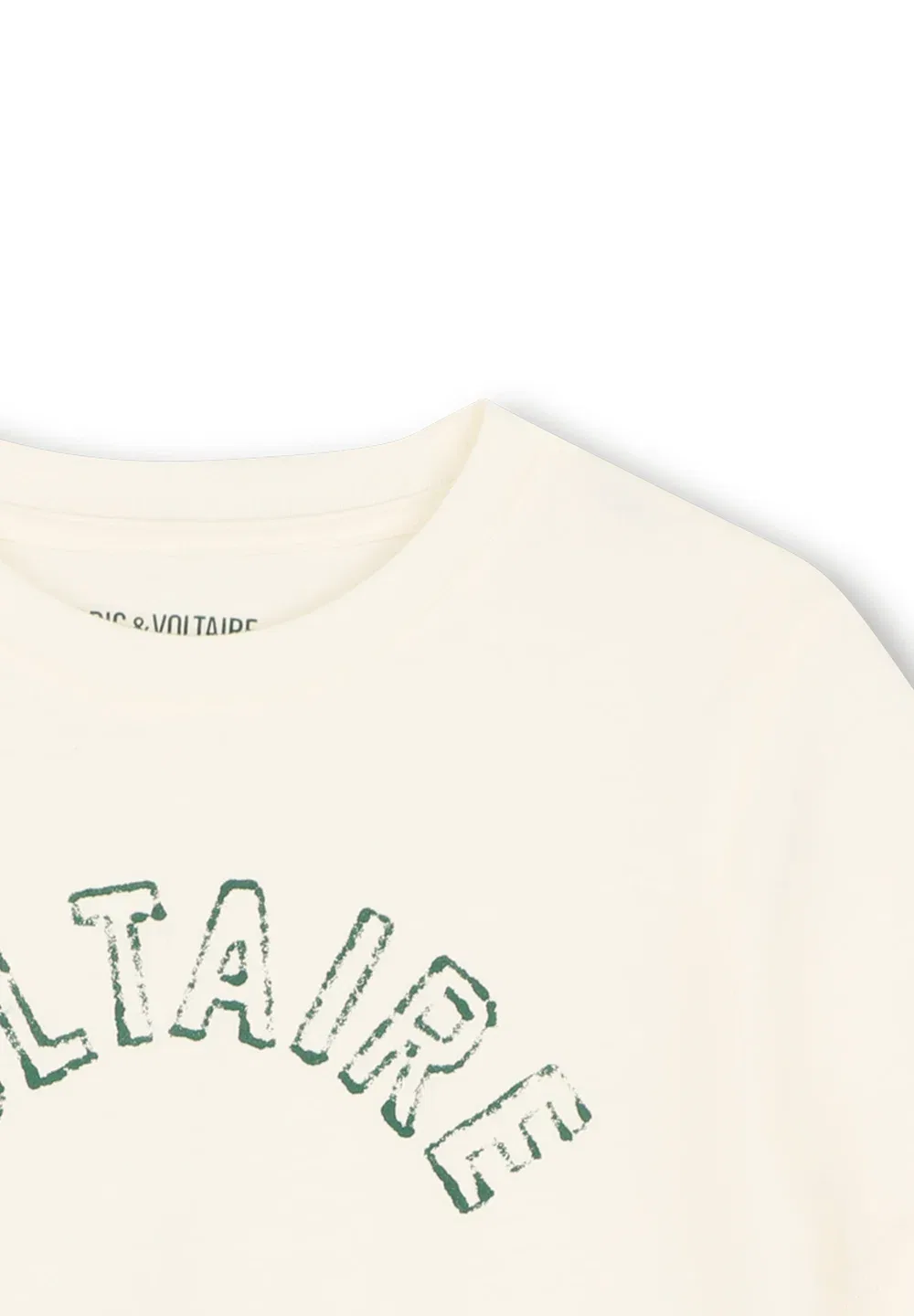 Футболка с короткими рукавами, унисекс, с принтом Zadig & Voltaire, Off White — фото 4