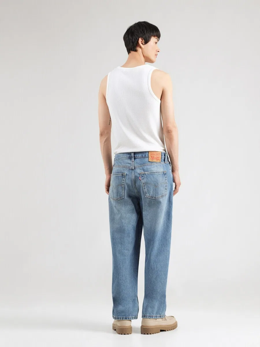 Джинсы LEVI'S свободного кроя '565 97 LOOSE STRAIGHT' синего цвета — фото 4