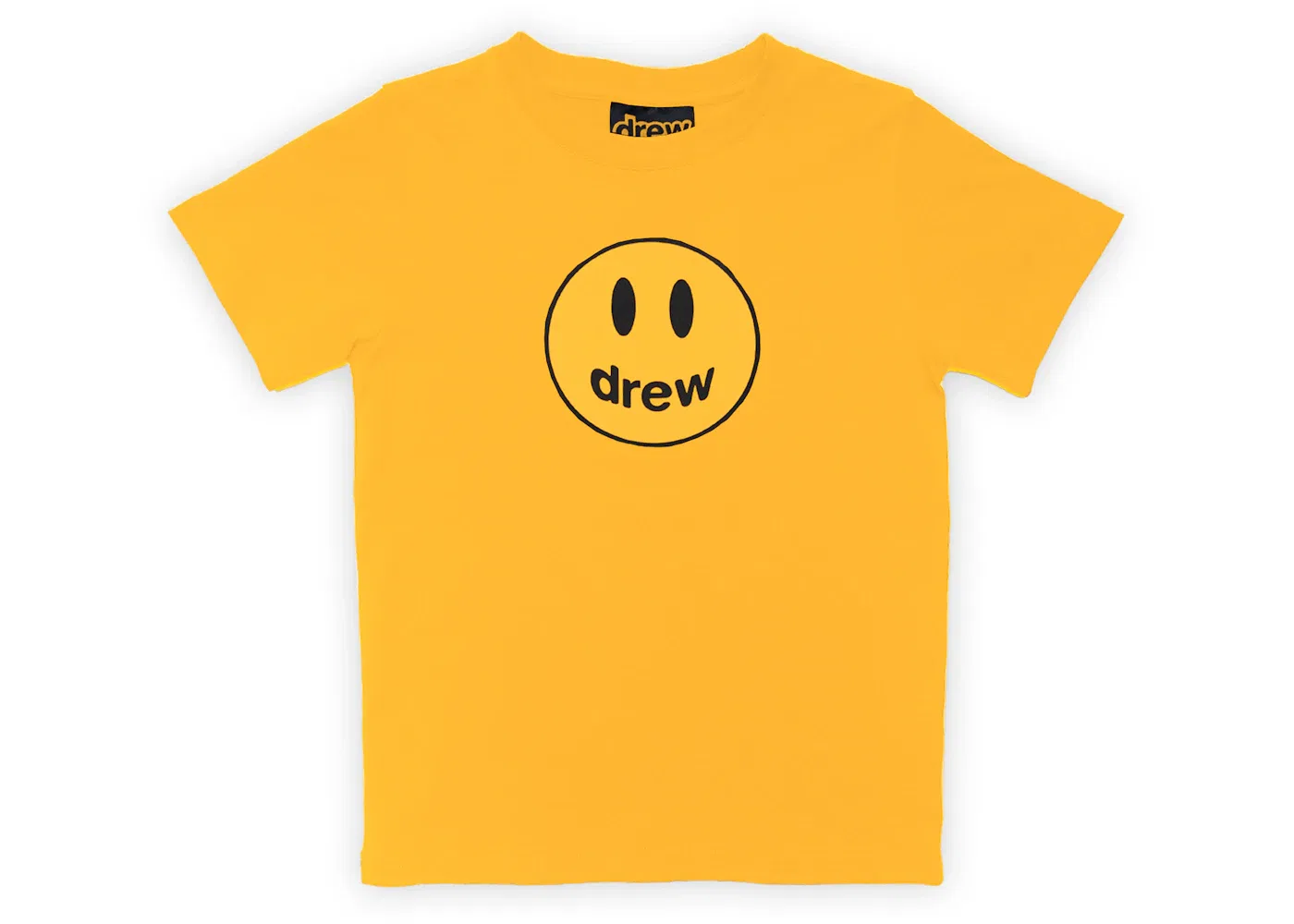 Детская футболка с принтом Mini-Drew Mascot drew house, Golden Yellow