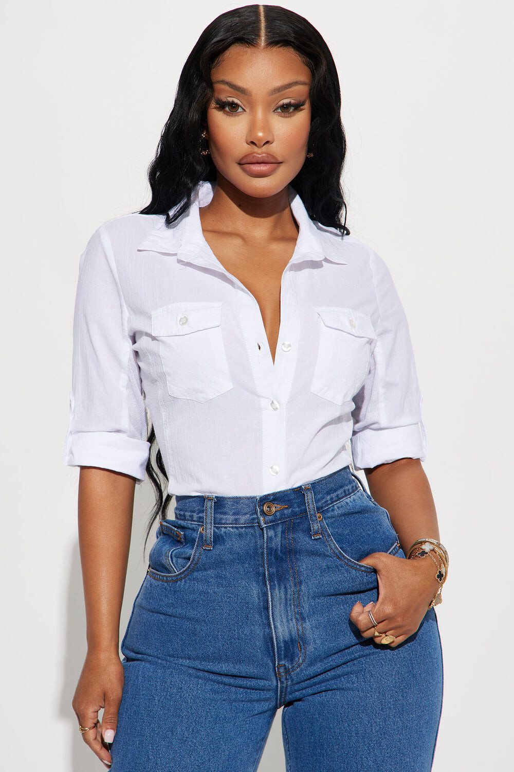 

Топ Fashion Nova WTP01, белый