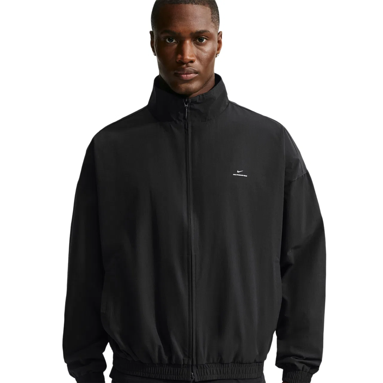 Мужская куртка с технологией Dri-FIT, модель Standard Issue Game Woven, Nike, Black Pale Ivory Pale Ivory