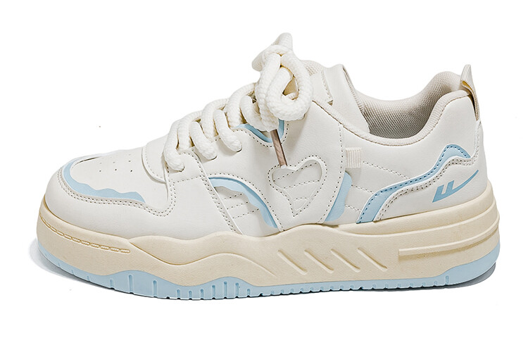 

Кроссовки WARRIOR Skateboarding Shoes Women's Low-top Blue, бежевый/синий