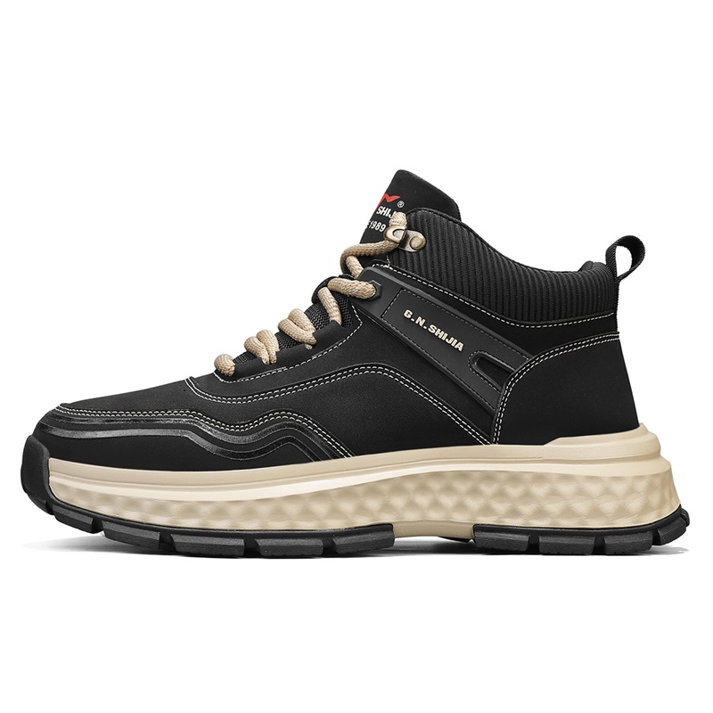 

G.N.SHIJIA Черные короткие ботинки мартин, цвет Black