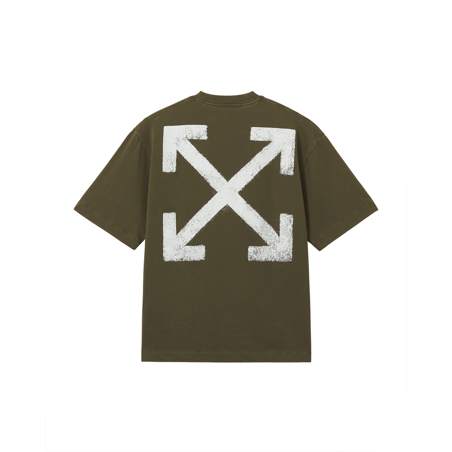 

OFF-WHITE Футболка OFF WHITE унисекс с круглым вырезом, средней плотности