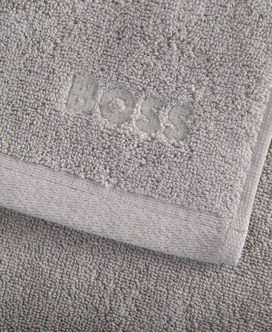 Салфетка для умывания loft aegean из чесаного хлопка, 12 x 12 дюймов. Boss Home, Silver — фото 2