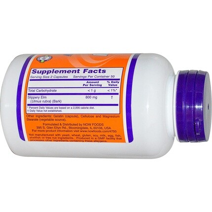 Крем для лица Now Foods — Гладкий вяз 400 мг — фото 2