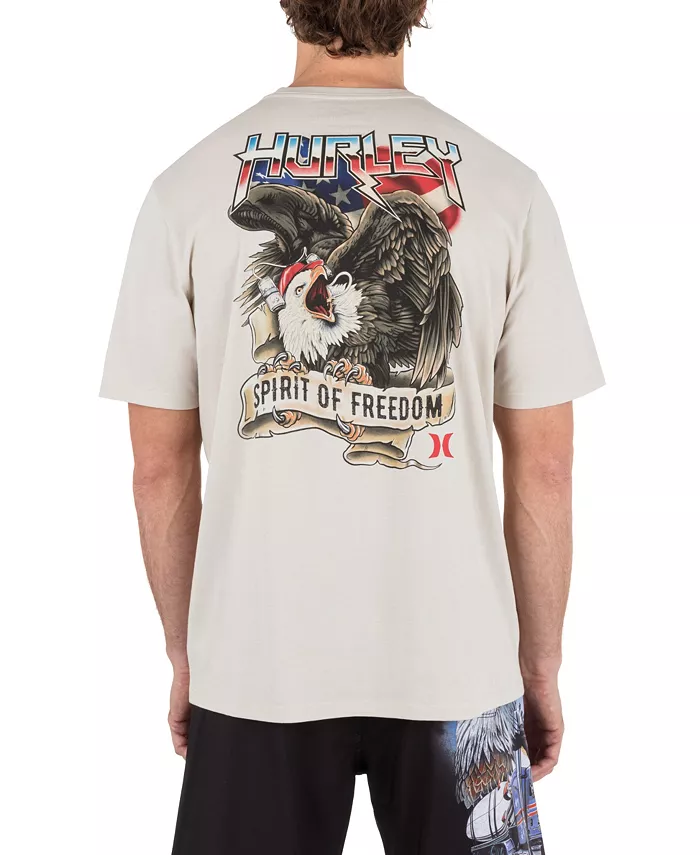 

Мужская футболка с коротким рукавом Spirit Of Freedom Hurley, коричневый/бежевый