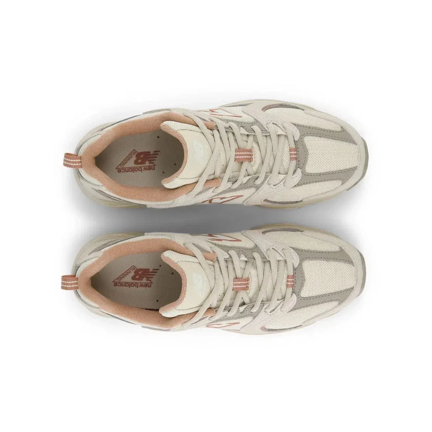 Кроссовки New Balance 530 U530SMA для мужчин, модель Timberwolf, спортивные беговые кроссовки LIQ326, белый — фото 4
