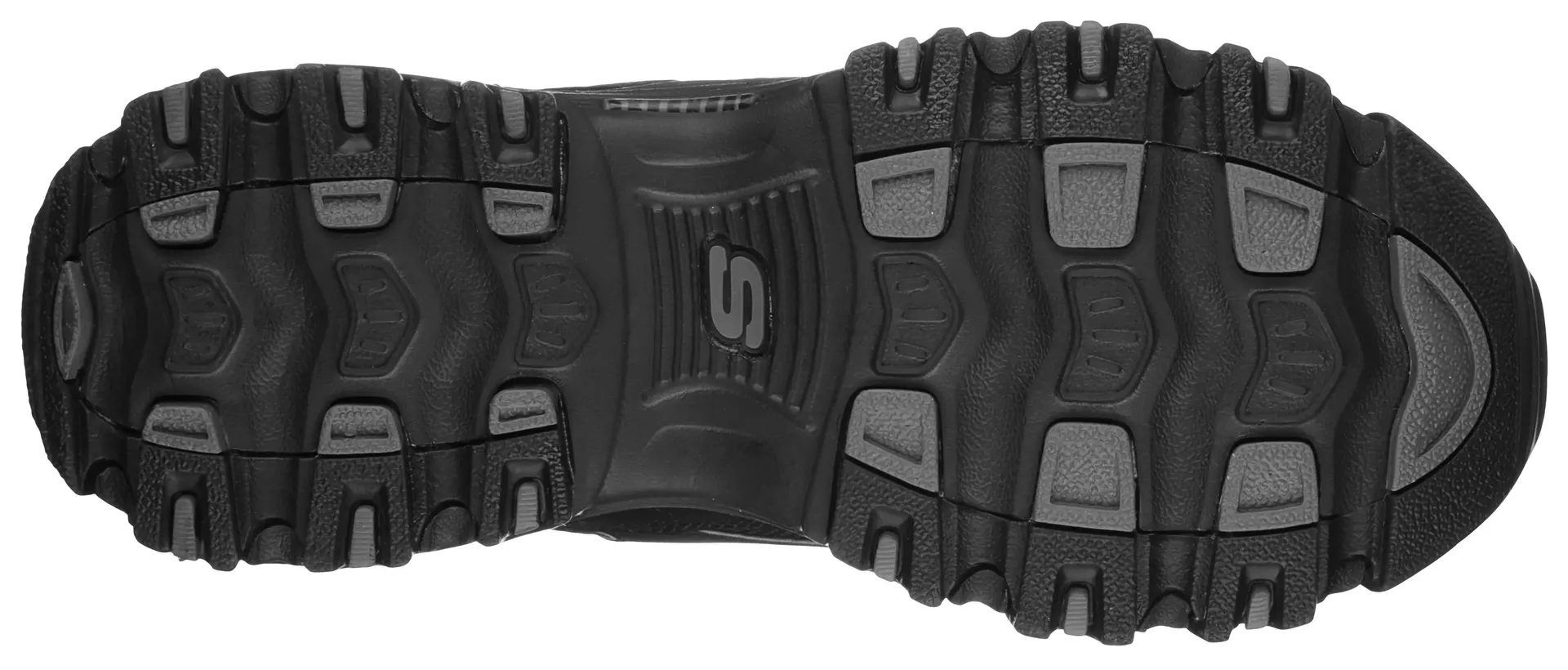 Кроссовки Skechers "D'Lites - Biggest Fan", модный массивный стиль, повседневная обувь, полуботинки, туфли на шнуровке, антрацит — фото 2